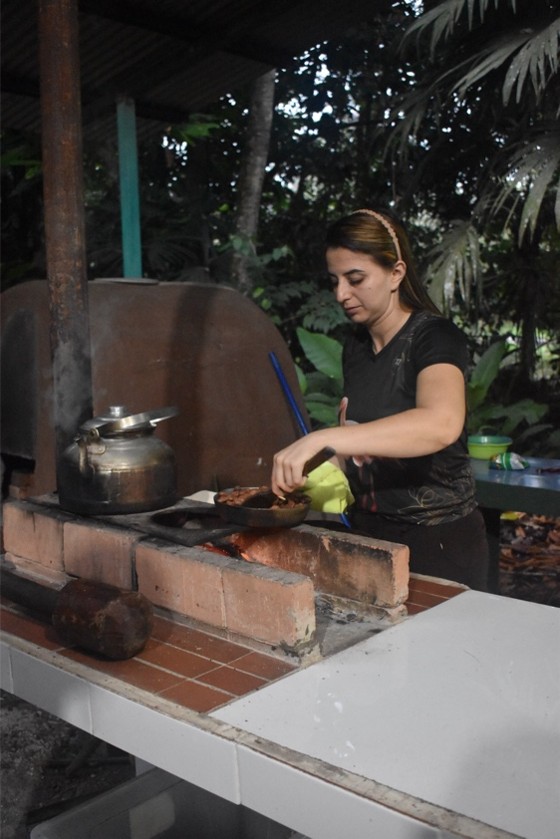 Cacao bean roasting.jpg